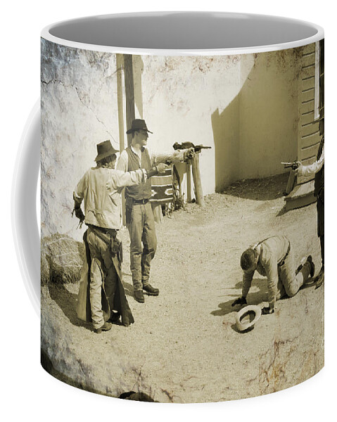 Tombstone Coffee Mug featuring the photograph 30 Seconds to Die in Tombstone by Brenda Kean