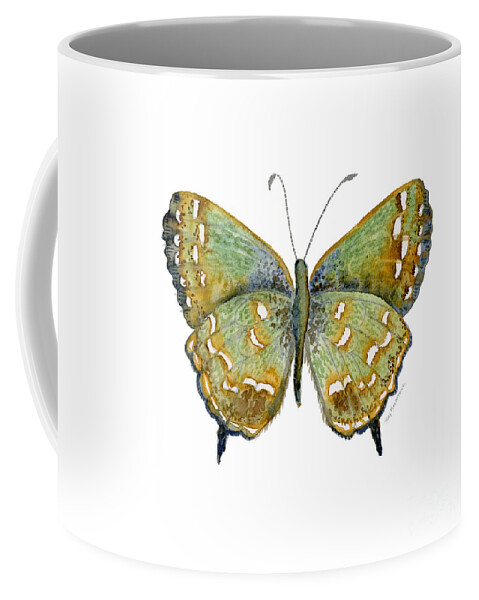 Hesseli Butterfly Coffee Mug featuring the painting 38 Hesseli Butterfly by Amy Kirkpatrick
