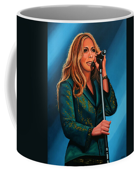 Anouk Coffee Mug featuring the painting Anouk Painting by Paul Meijering