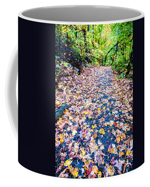 Autumn Coffee Mug featuring the photograph Autumn Country Road #4 by Alex Grichenko