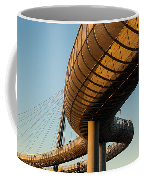 Bridge Coffee Mug featuring the photograph Bridges in the Sky #4 by AM FineArtPrints