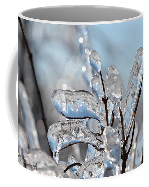 Mccombie Coffee Mug featuring the photograph Ice Storm Snowball Bush #4 by J McCombie