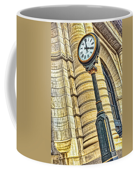 4 O'clock Coffee Mug featuring the photograph 4 O'clock Train by Sennie Pierson