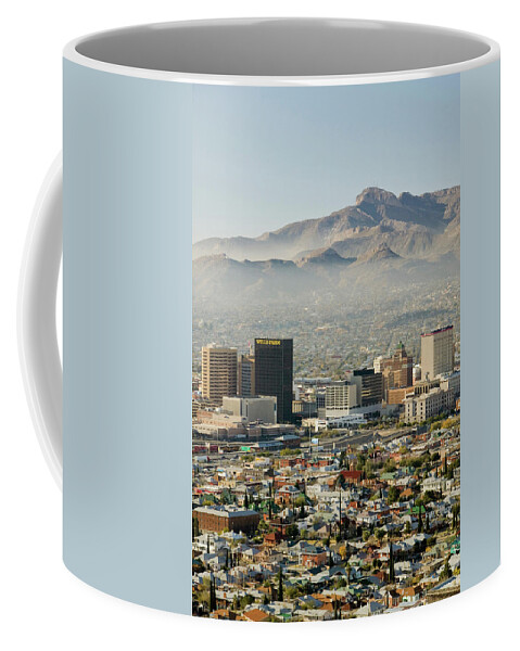Photography Coffee Mug featuring the photograph Panoramic View Of Skyline And Downtown #4 by Panoramic Images