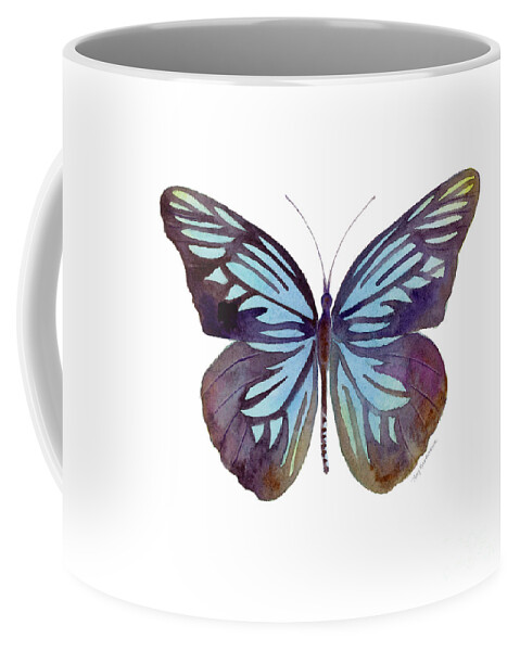 Pareronia Coffee Mug featuring the painting 45 Pareronia Tritaea Butterfly by Amy Kirkpatrick