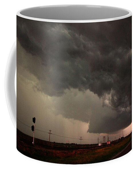 Stormscape Coffee Mug featuring the photograph Nebraska Panhandle Supercells #46 by NebraskaSC
