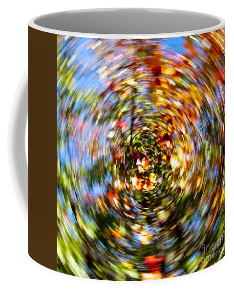 Autumn Coffee Mug featuring the photograph Fall abstract #5 by Steven Ralser