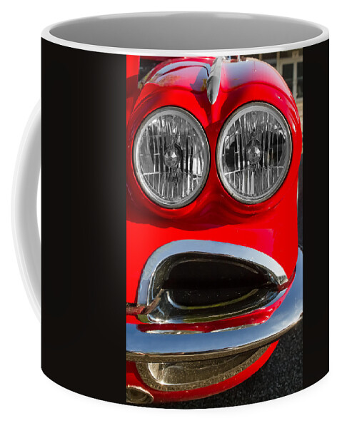 1958 Coffee Mug featuring the photograph Little Red Corvette #5 by Ron Pate