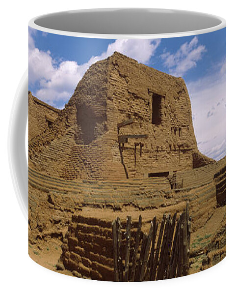 Photography Coffee Mug featuring the photograph Ruins Of The Pecos Pueblo Mission #5 by Panoramic Images