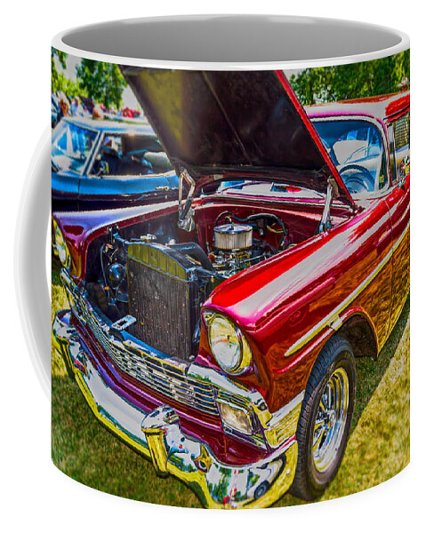 Chevy Coffee Mug featuring the photograph 56 Chevy by James Meyer