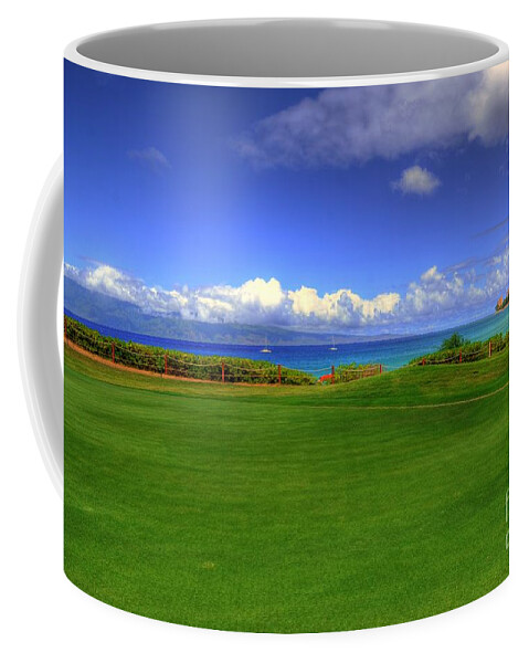 Royal Ka'anapali Coffee Mug featuring the photograph 5th Hole by Kelly Wade