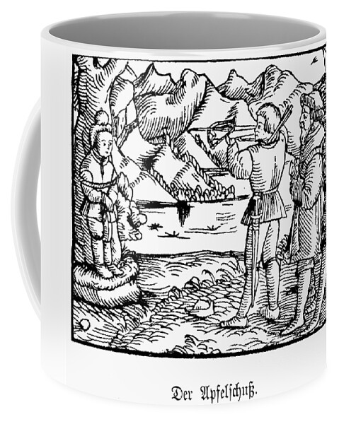 1545 Coffee Mug featuring the drawing William Tell #6 by Granger