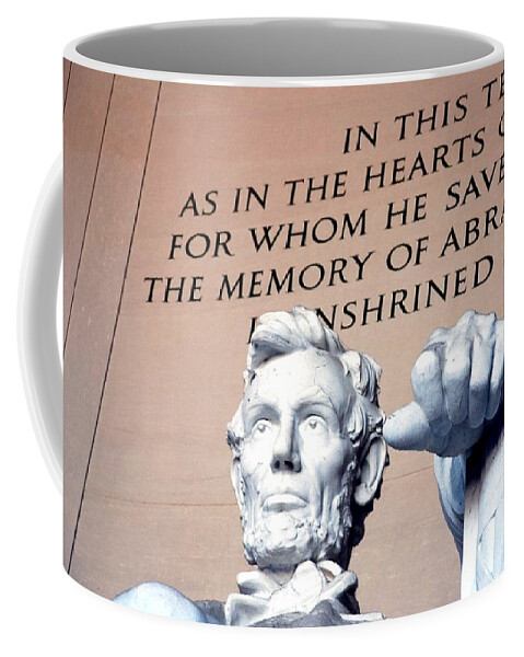 Washington Coffee Mug featuring the photograph Lincoln Memorial by Kenny Glover