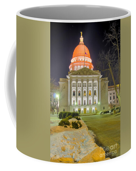 Capitol Coffee Mug featuring the photograph Madison capitol by Steven Ralser