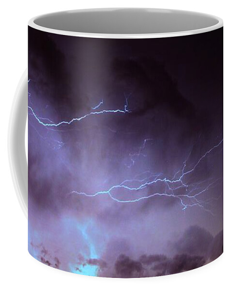Stormscape Coffee Mug featuring the photograph Our 1st Severe Thunderstorms in South Central Nebraska #14 by NebraskaSC