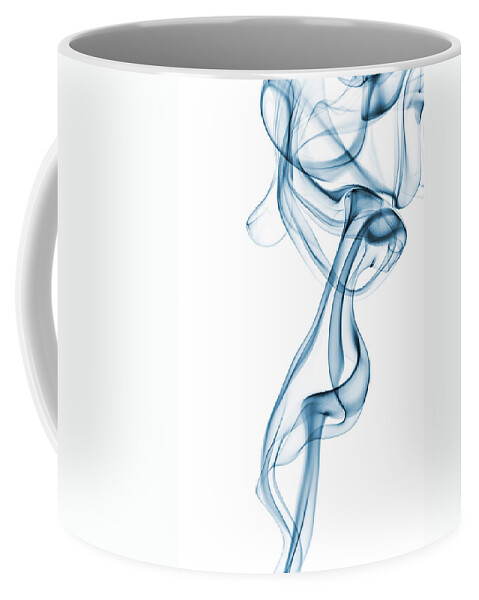 Smoke Coffee Mug featuring the photograph Smoke curve #7 by Paulo Goncalves