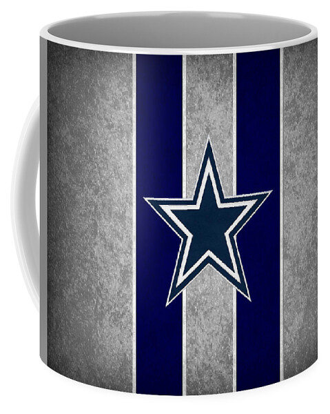 Dallas Cowboys #8 Coffee Mug by Joe Hamilton - Pixels Merch