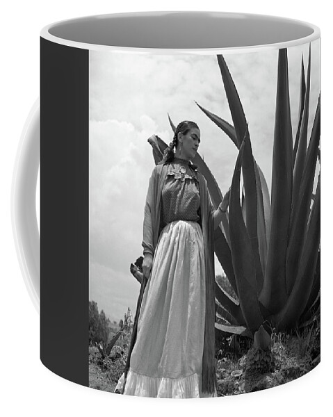 1937 Coffee Mug featuring the photograph Frida Kahlo #2 by Toni Frissell
