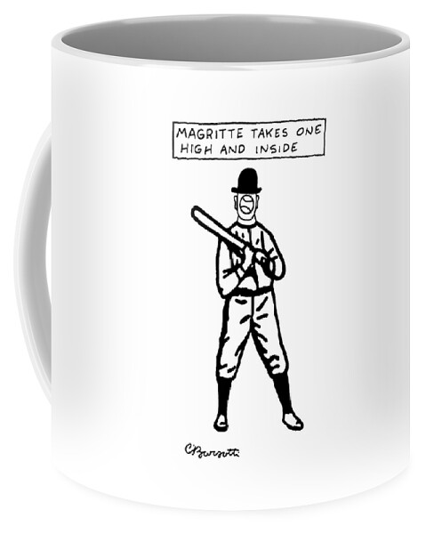 Magritte Takes One High Coffee Mug