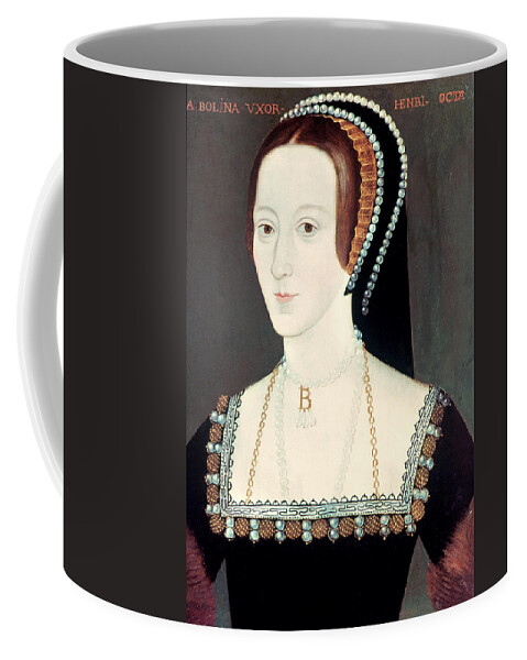 16th Century Coffee Mug featuring the painting Anne Boleyn (1507-1536) #9 by Granger