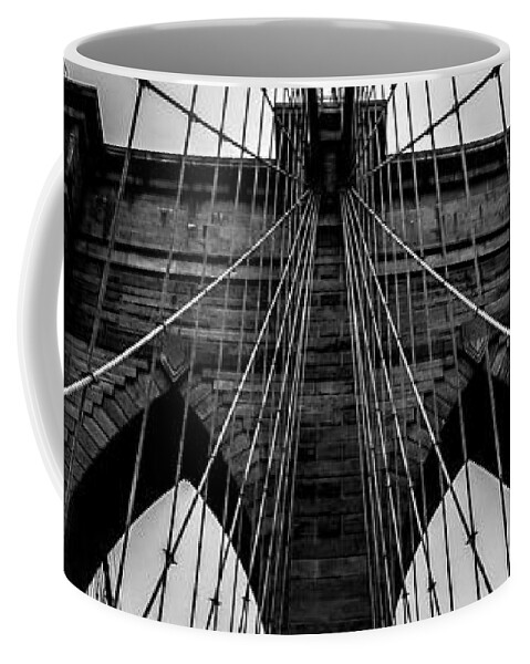 Brooklyn Bridge Arches Coffee Mug featuring the photograph A Brooklyn Perspective by Az Jackson