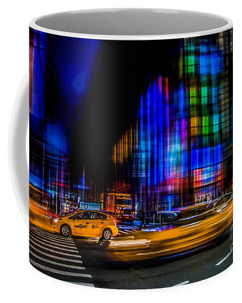 Nyc Coffee Mug featuring the photograph a city full of colors II by Hannes Cmarits