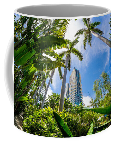 Architecture Coffee Mug featuring the photograph A Condo is Born by Raul Rodriguez