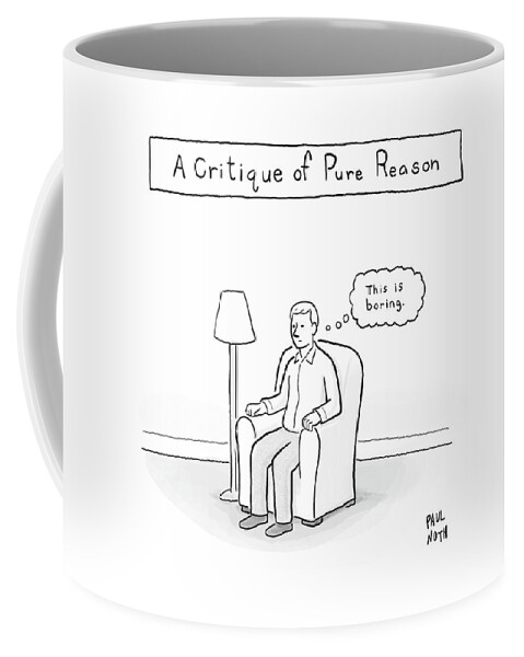 A Critique Of Pure Reason. -- A Man In An Coffee Mug
