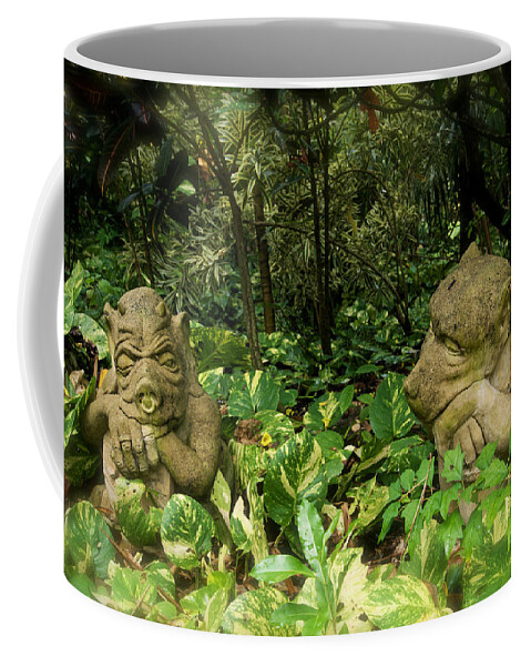 Botanic Coffee Mug featuring the photograph The Chat by Mary Lee Dereske