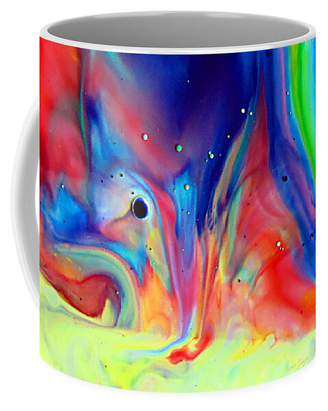 A Higher Frequency Coffee Mug featuring the painting A Higher Frequency by Joyce Dickens