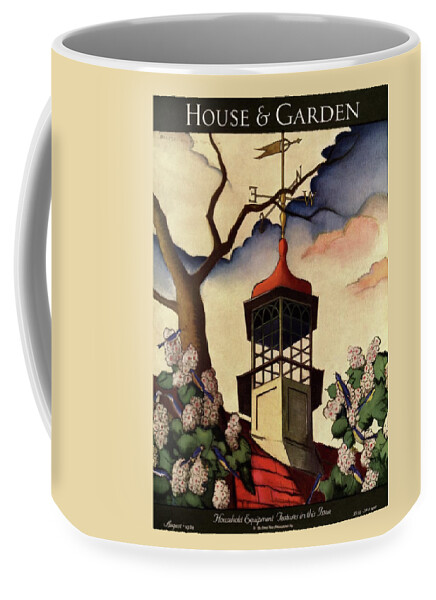 A House And Garden Cover Of A Weathervane Coffee Mug