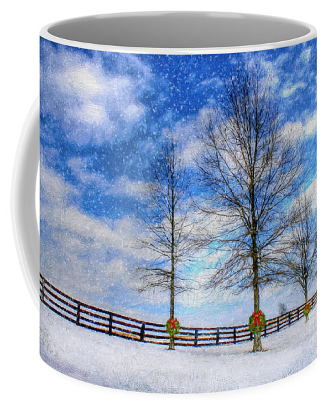 Bardstown Coffee Mug featuring the photograph A Kentucky Christmas by Darren Fisher