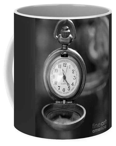Clocks Coffee Mug featuring the photograph A Moment in Time by Nina Silver