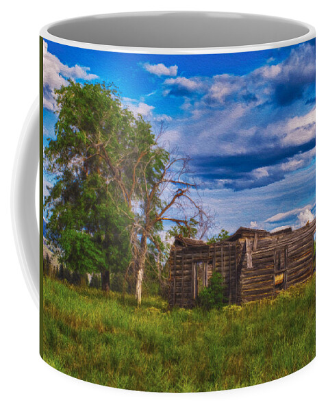 North Cascades Coffee Mug featuring the painting A Moment in Time by Omaste Witkowski