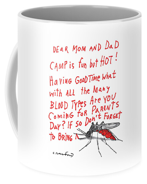 A Mosquito Writes In Blood A Letter Home Coffee Mug