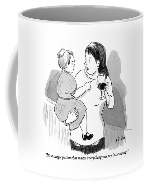 A Mother Explains To Her Young Daughter Who Coffee Mug