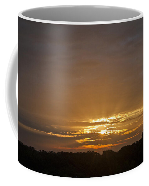 Sunrise Coffee Mug featuring the photograph A New Day - Sunrise in Texas by Todd Aaron
