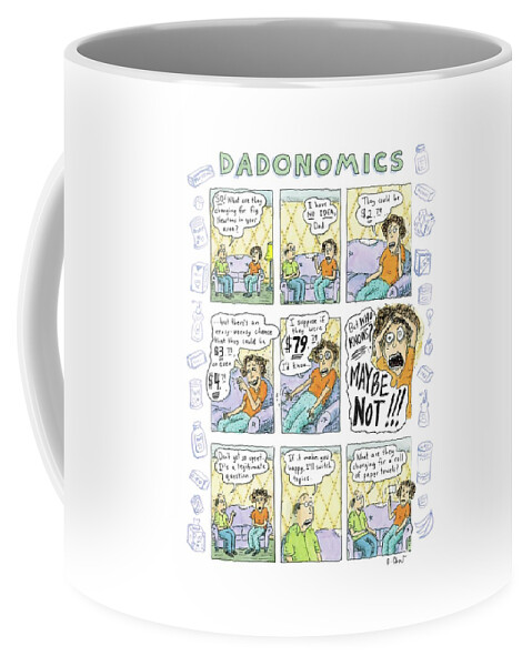 A Nine-panel Cartoon Shows A Daughter Coffee Mug