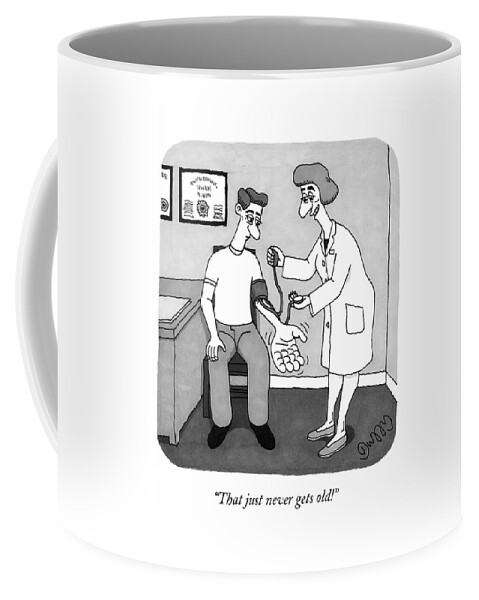 A Nurse Takes A Patient's Blood Pressure Coffee Mug