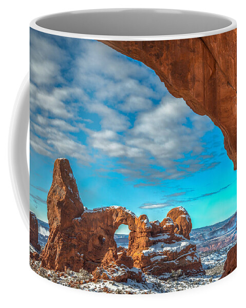 Utah Coffee Mug featuring the photograph A Partial View by Dustin LeFevre