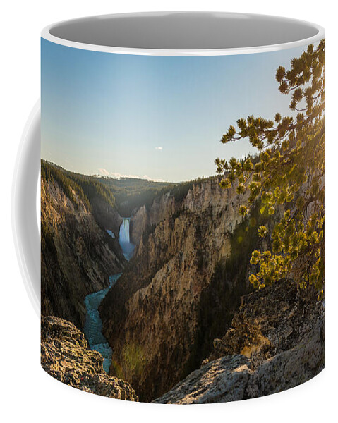 Yellowstone Coffee Mug featuring the photograph A Perfect View by Kristopher Schoenleber