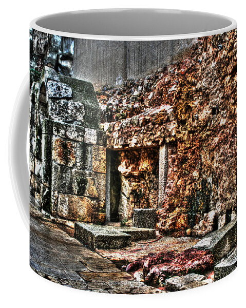 Western Wall Coffee Mug featuring the photograph A Quiet Place To Pray by Doc Braham
