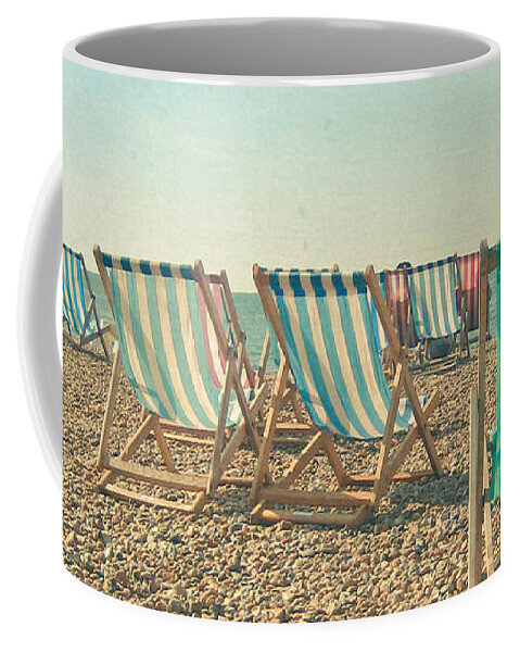 Beach Coffee Mug featuring the photograph A Sea View by Cassia Beck