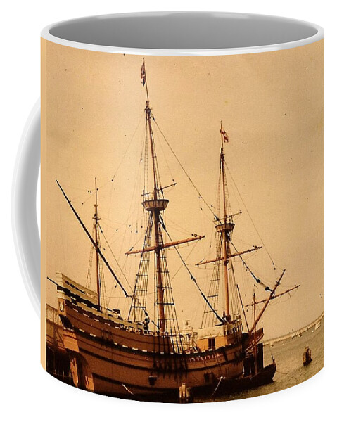 Ship Coffee Mug featuring the photograph A Small Old Clipper Ship by Chris W Photography AKA Christian Wilson