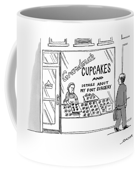 A Storefront Reads: Grandma's Cupcakes Coffee Mug