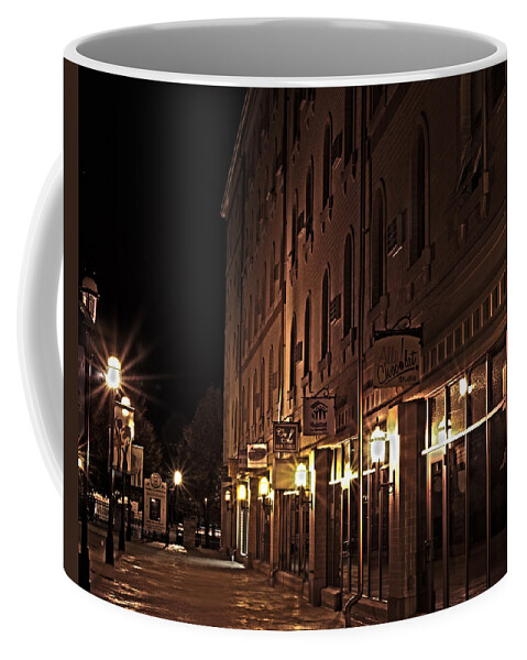 City Coffee Mug featuring the photograph A stroll in the city by Deborah Klubertanz