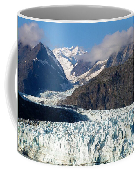 Landscape Coffee Mug featuring the photograph A Sunny Day in Glacier Bay Alaska by Annika Farmer