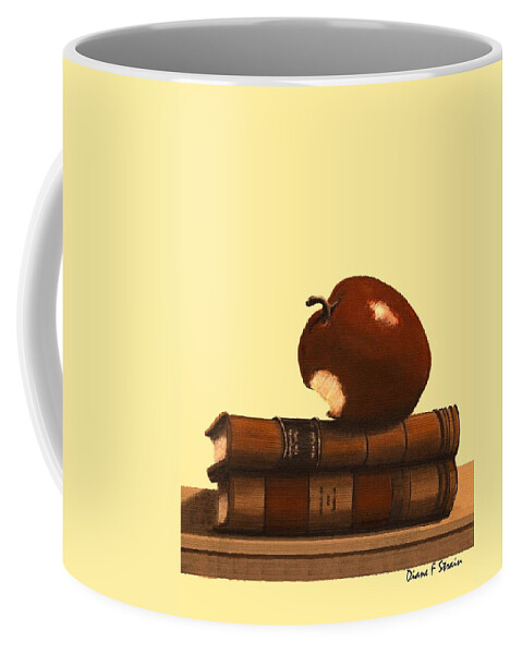 Fineartamerica.com Coffee Mug featuring the painting A Teacher's Gift Number 4 by Diane Strain