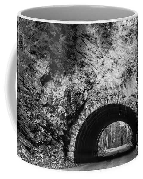 Tunnel Coffee Mug featuring the photograph A Tunnel in the Park by Lynn Sprowl
