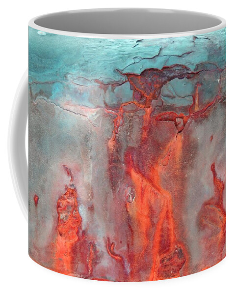  Abstract Coffee Mug featuring the photograph A Vision of Hell by Marcia Lee Jones